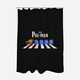 The Pac-Man-None-Polyester-Shower Curtain-2DFeer