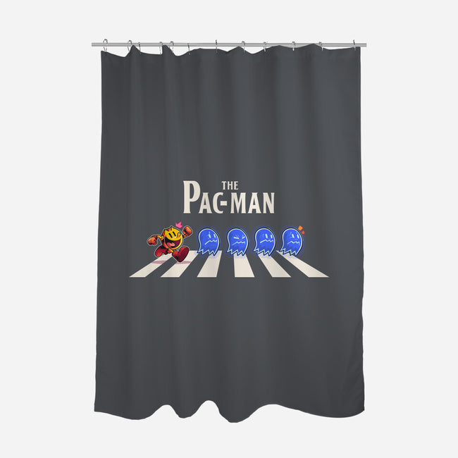 The Pac-Man-None-Polyester-Shower Curtain-2DFeer