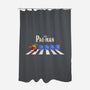 The Pac-Man-None-Polyester-Shower Curtain-2DFeer