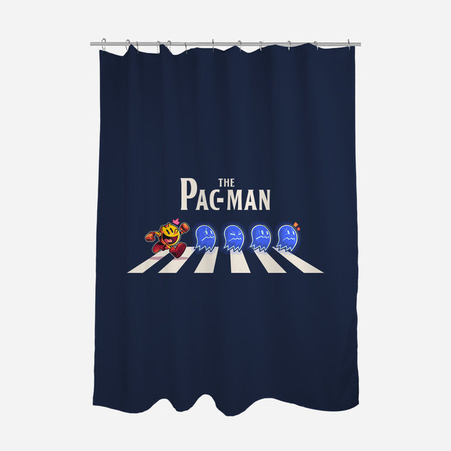 The Pac-Man-None-Polyester-Shower Curtain-2DFeer