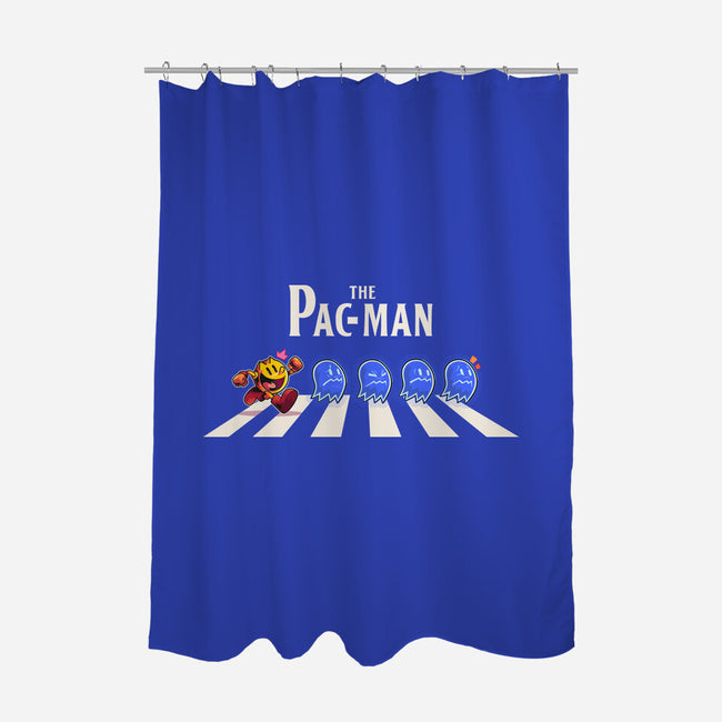 The Pac-Man-None-Polyester-Shower Curtain-2DFeer
