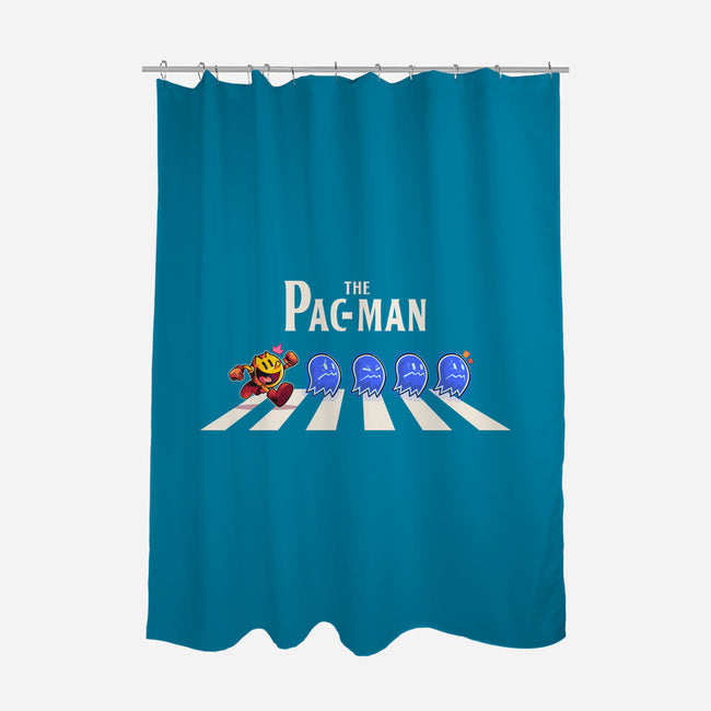 The Pac-Man-None-Polyester-Shower Curtain-2DFeer