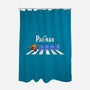 The Pac-Man-None-Polyester-Shower Curtain-2DFeer