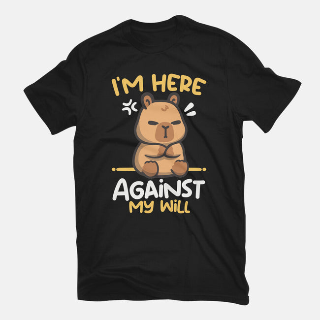 Grumpy Capybara-Unisex-Basic-Tee-NemiMakeit