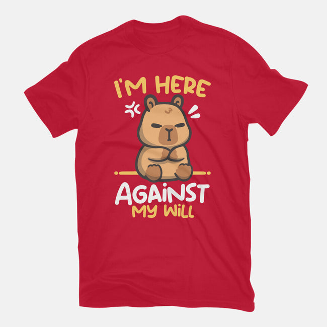 Grumpy Capybara-Unisex-Basic-Tee-NemiMakeit