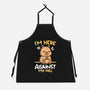 Grumpy Capybara-Unisex-Kitchen-Apron-NemiMakeit