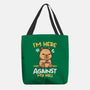 Grumpy Capybara-None-Basic Tote-Bag-NemiMakeit
