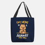 Grumpy Capybara-None-Basic Tote-Bag-NemiMakeit