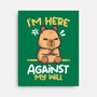 Grumpy Capybara-None-Stretched-Canvas-NemiMakeit