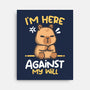 Grumpy Capybara-None-Stretched-Canvas-NemiMakeit