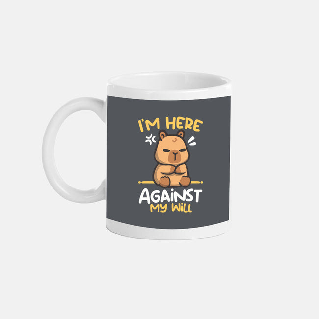 Grumpy Capybara-None-Mug-Drinkware-NemiMakeit