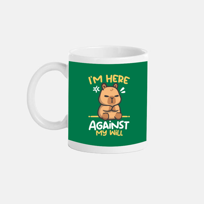 Grumpy Capybara-None-Mug-Drinkware-NemiMakeit