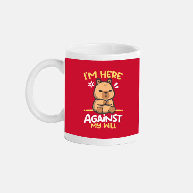 Grumpy Capybara-None-Mug-Drinkware-NemiMakeit
