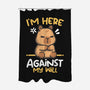 Grumpy Capybara-None-Polyester-Shower Curtain-NemiMakeit