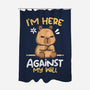 Grumpy Capybara-None-Polyester-Shower Curtain-NemiMakeit