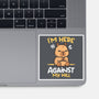 Grumpy Capybara-None-Glossy-Sticker-NemiMakeit