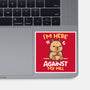 Grumpy Capybara-None-Glossy-Sticker-NemiMakeit