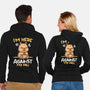 Grumpy Capybara-Unisex-Zip-Up-Sweatshirt-NemiMakeit