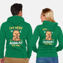 Grumpy Capybara-Unisex-Zip-Up-Sweatshirt-NemiMakeit