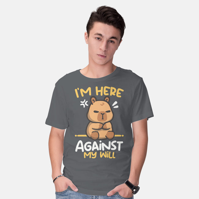 Grumpy Capybara-Mens-Basic-Tee-NemiMakeit