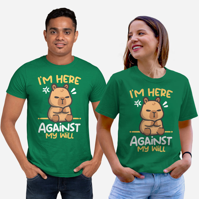 Grumpy Capybara-Unisex-Basic-Tee-NemiMakeit
