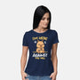 Grumpy Capybara-Womens-Basic-Tee-NemiMakeit