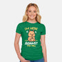 Grumpy Capybara-Womens-Fitted-Tee-NemiMakeit