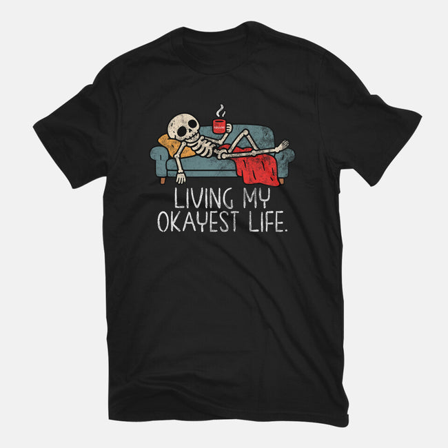 Living My Okayest Life-Mens-Basic-Tee-benyamine12