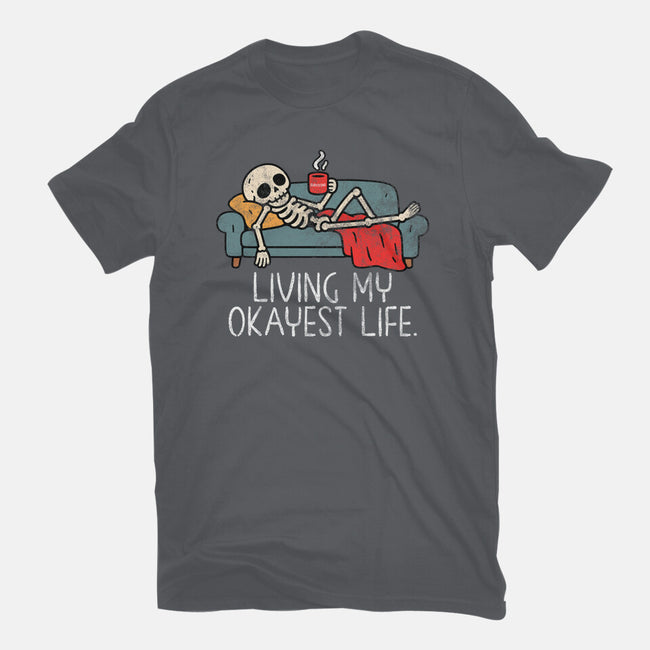 Living My Okayest Life-Mens-Basic-Tee-benyamine12