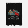 Living My Okayest Life-None-Polyester-Shower Curtain-benyamine12