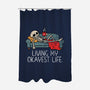 Living My Okayest Life-None-Polyester-Shower Curtain-benyamine12