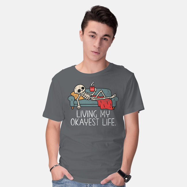 Living My Okayest Life-Mens-Basic-Tee-benyamine12