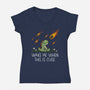This Seems Fine-Womens-V-Neck-Tee-benyamine12
