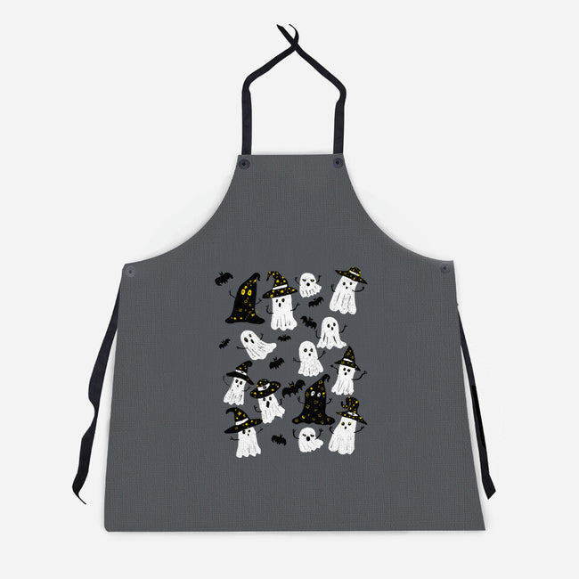 Ghosts Party-Unisex-Kitchen-Apron-kharmazero