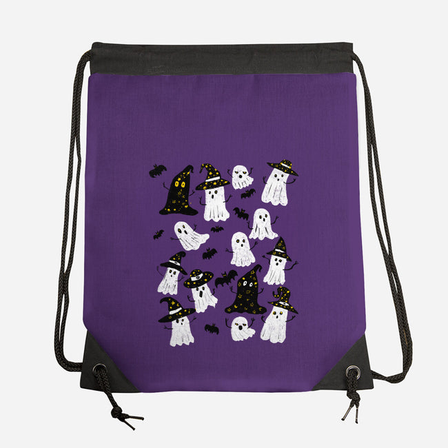 Ghosts Party-None-Drawstring-Bag-kharmazero