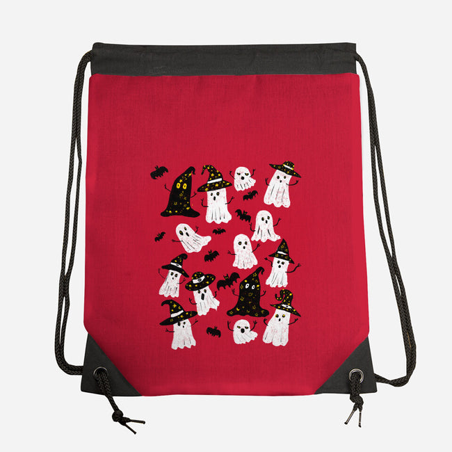 Ghosts Party-None-Drawstring-Bag-kharmazero