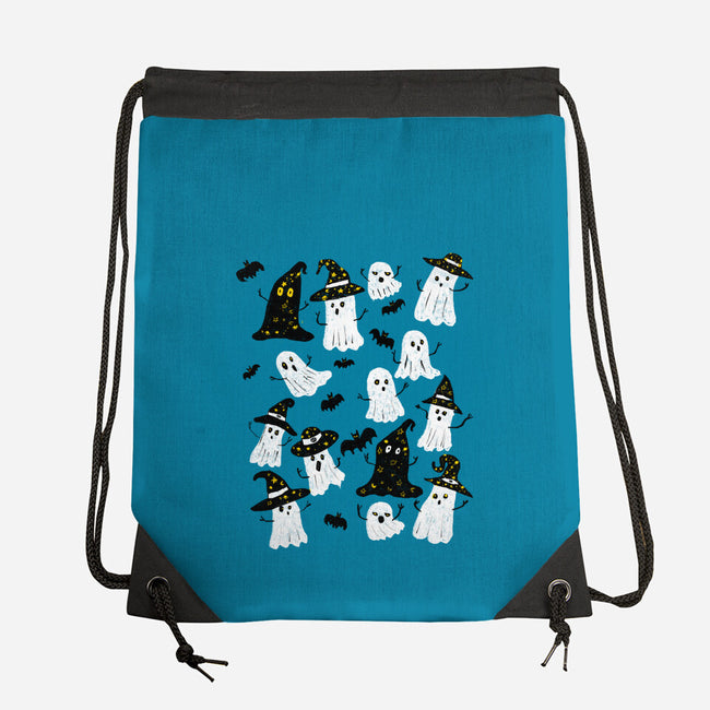 Ghosts Party-None-Drawstring-Bag-kharmazero