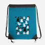 Ghosts Party-None-Drawstring-Bag-kharmazero