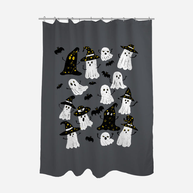 Ghosts Party-None-Polyester-Shower Curtain-kharmazero