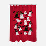 Ghosts Party-None-Polyester-Shower Curtain-kharmazero