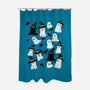 Ghosts Party-None-Polyester-Shower Curtain-kharmazero