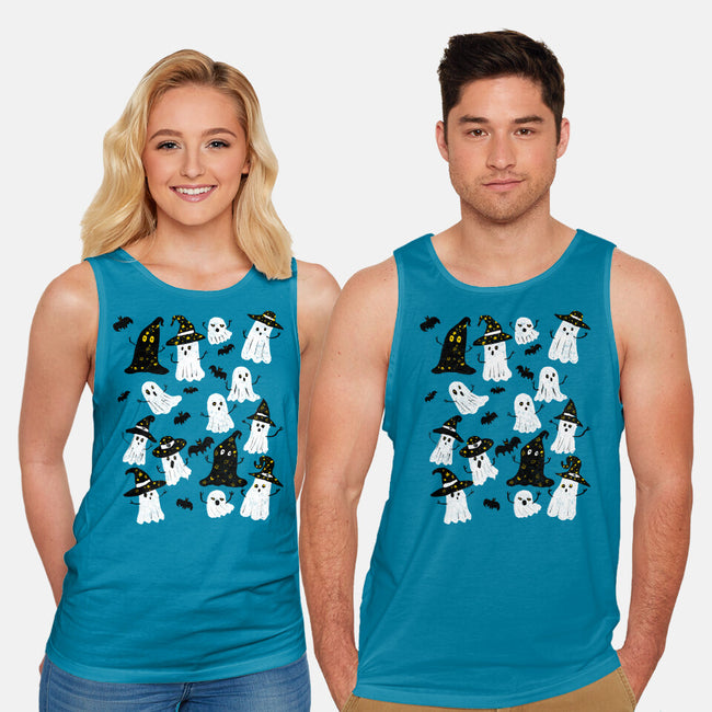 Ghosts Party-Unisex-Basic-Tank-kharmazero