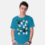Ghosts Party-Mens-Basic-Tee-kharmazero