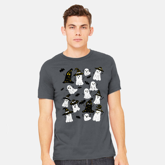 Ghosts Party-Mens-Heavyweight-Tee-kharmazero