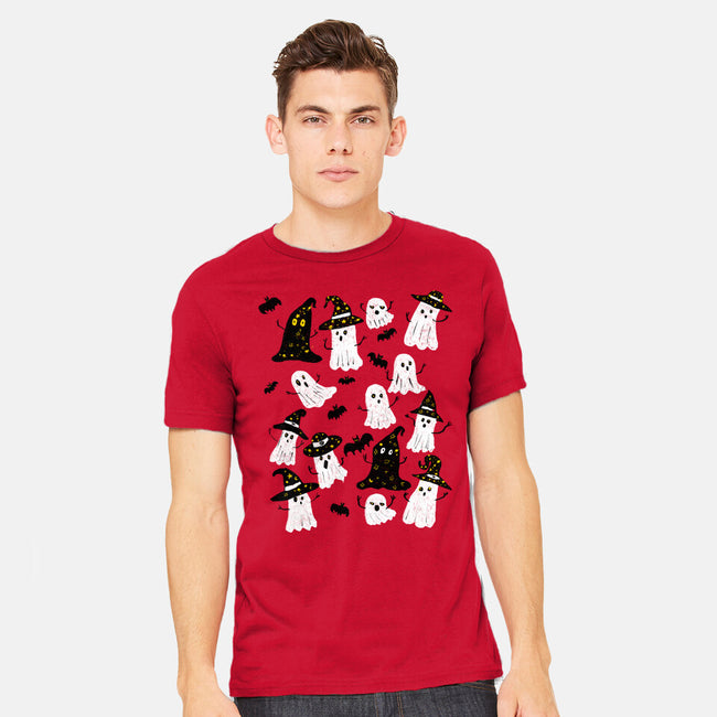 Ghosts Party-Mens-Heavyweight-Tee-kharmazero
