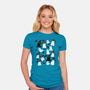 Ghosts Party-Womens-Fitted-Tee-kharmazero