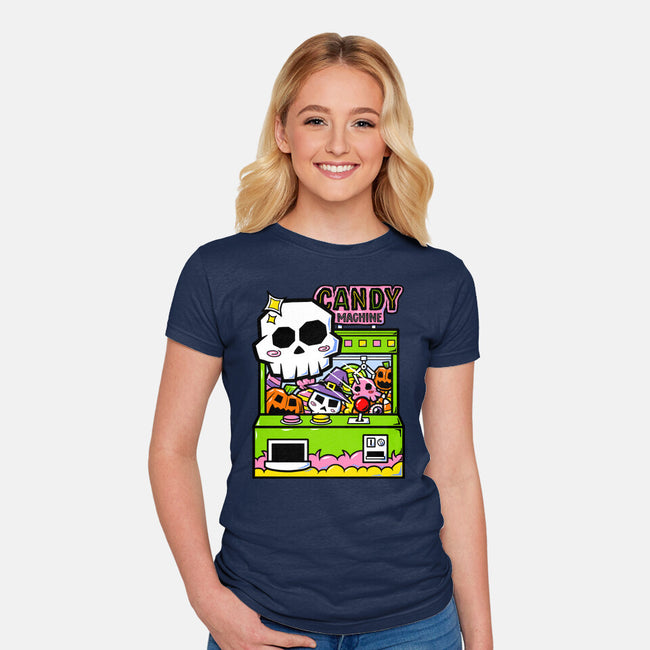 Candy Machine File-Womens-Fitted-Tee-bloomgrace28
