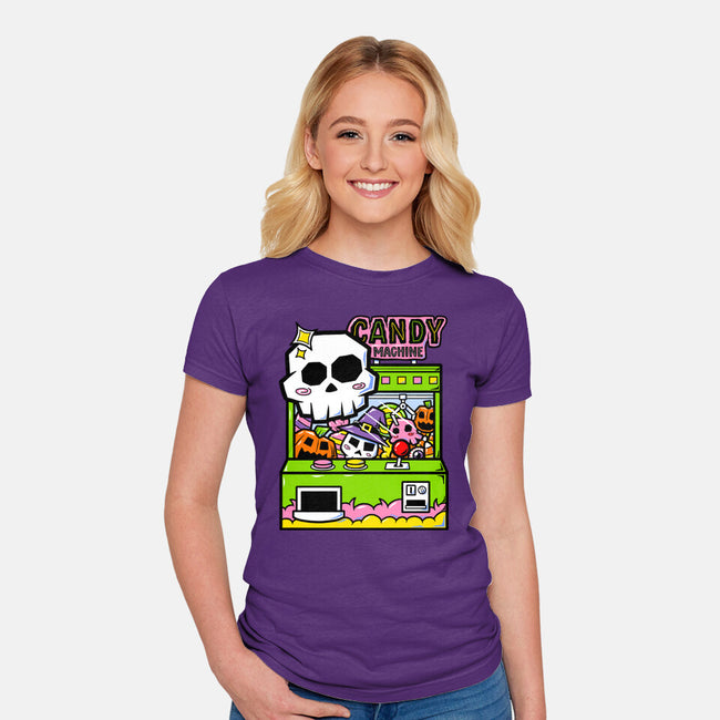 Candy Machine File-Womens-Fitted-Tee-bloomgrace28