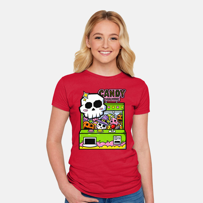 Candy Machine File-Womens-Fitted-Tee-bloomgrace28