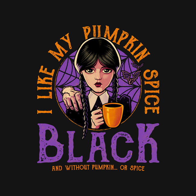 Pumpkin Spice Black-None-Stretched-Canvas-teesgeex